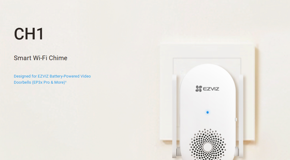 🔔 ยกระดับความสะดวกให้บ้านคุณด้วย EZVIZ CH1 กริ่ง Wi-Fi อัจฉริยะ อุปกรณ์เสริมคู่ใจกริ่งประตูวิดีโอ