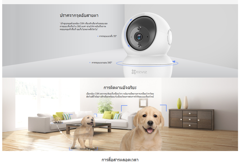 👁️‍🗨️ สอดส่องทุกมุมบ้านแบบไม่มีพลาด! รีวิว EZVIZ C6N กล้องวงจรปิดอัจฉริยะที่รู้ใจคุณ 🔄