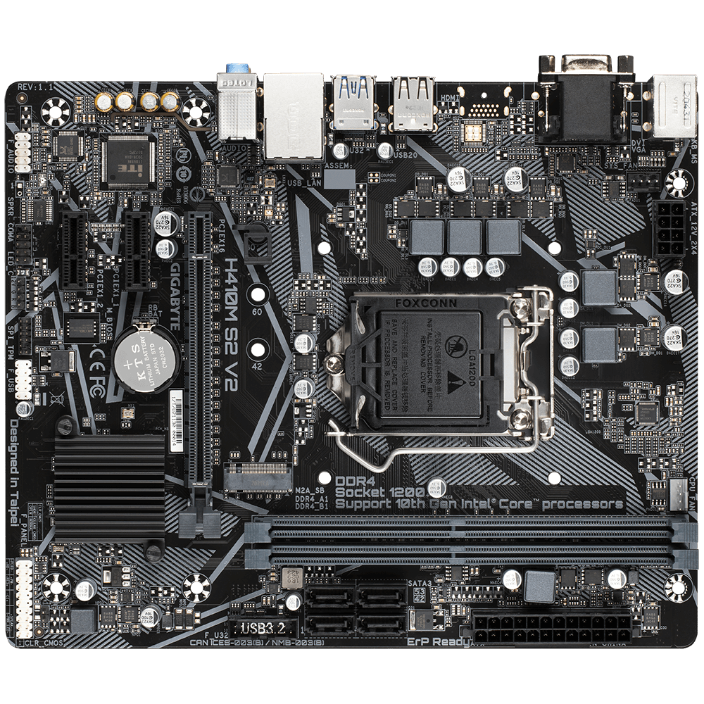 GIGABYTE H410M S2 V2 REV.1.3 MAINBOARD INTEL LGA1200