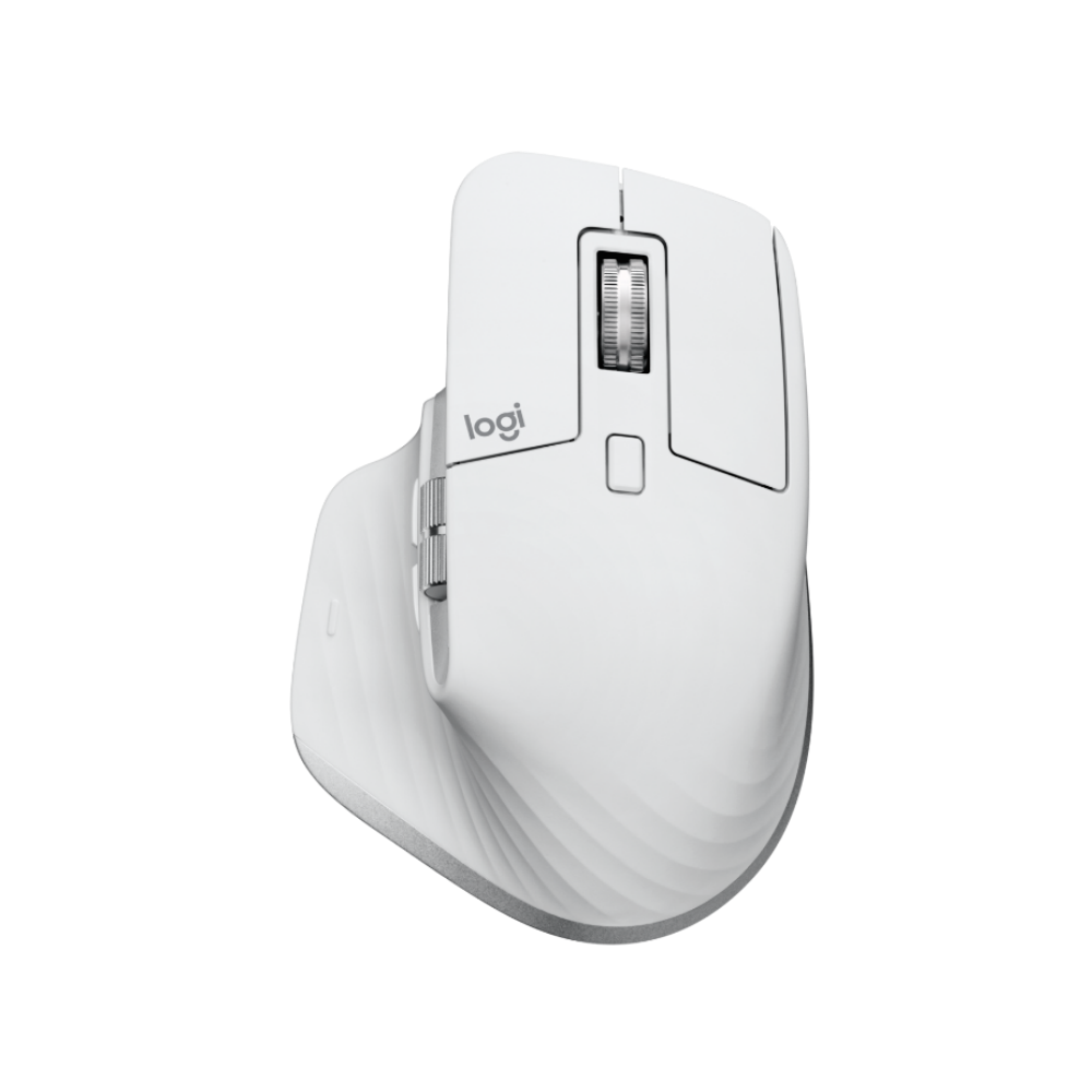 LOGITECH MX MASTER 3S FOR MAC PALEGREY (เทา) WIRELESS MOUSE เสียงคลิกเงียบ