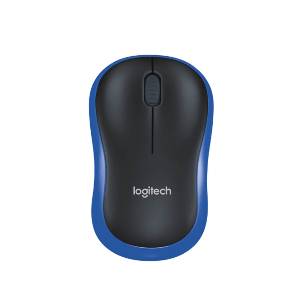 LOGITECH M185 สีน้ำเงิน WIRELESS MOUSE เม้าส์ไร้สาย