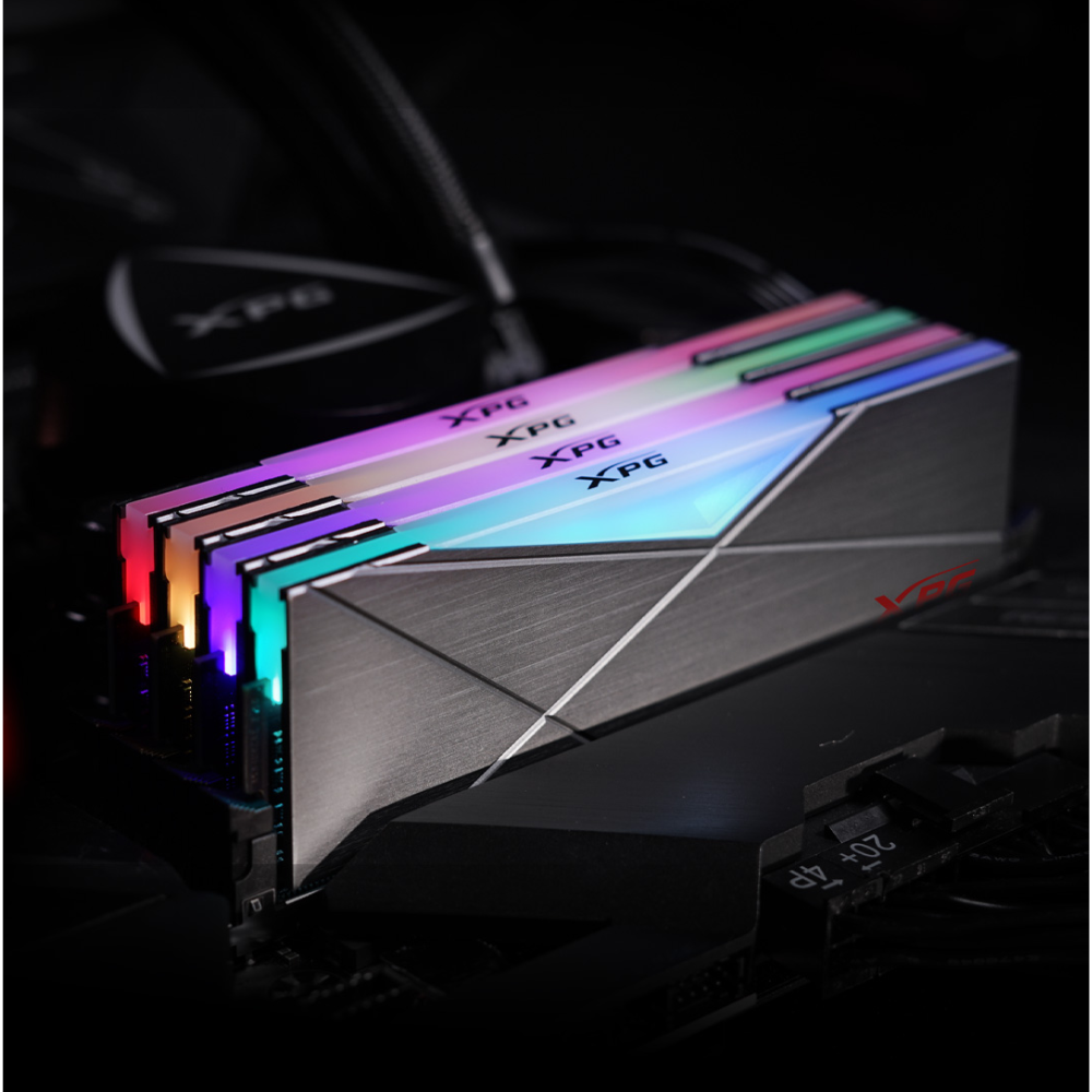 ADATA RAM PC (แรมพีซี) XPG SPECTRIX D50 16GB 3200MHZ 8GBX2 ( BLACK ) LIFETIME WARRANTY