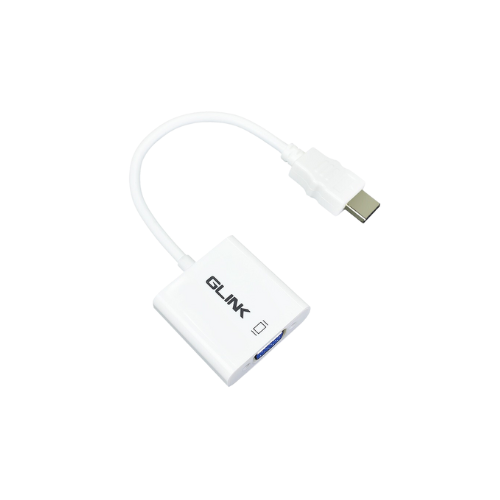 GLINK GL001 ตัวแปลง อะแดปเตอร์ Converter HDMI TO VGA & AUDIO