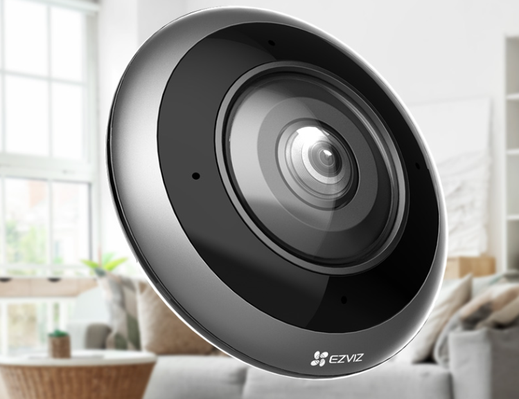 EZVIZ E4P 6MP Smart Wi-Fi Panoramic Fisheye Camera พร้อมดีไซน์ทันสมัย คมชัดไร้จุดบอด 360°
