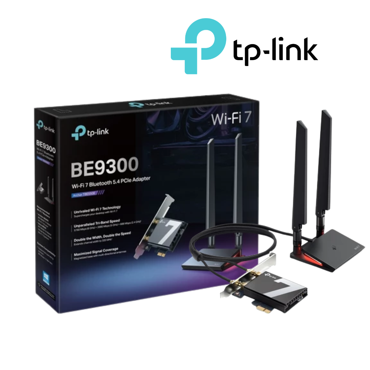 TP-Link Archer TBE550E PCIe Adapter BE9300 Wi-Fi 7 Bluetooth 5.4 รับประกันศูนย์ไทย