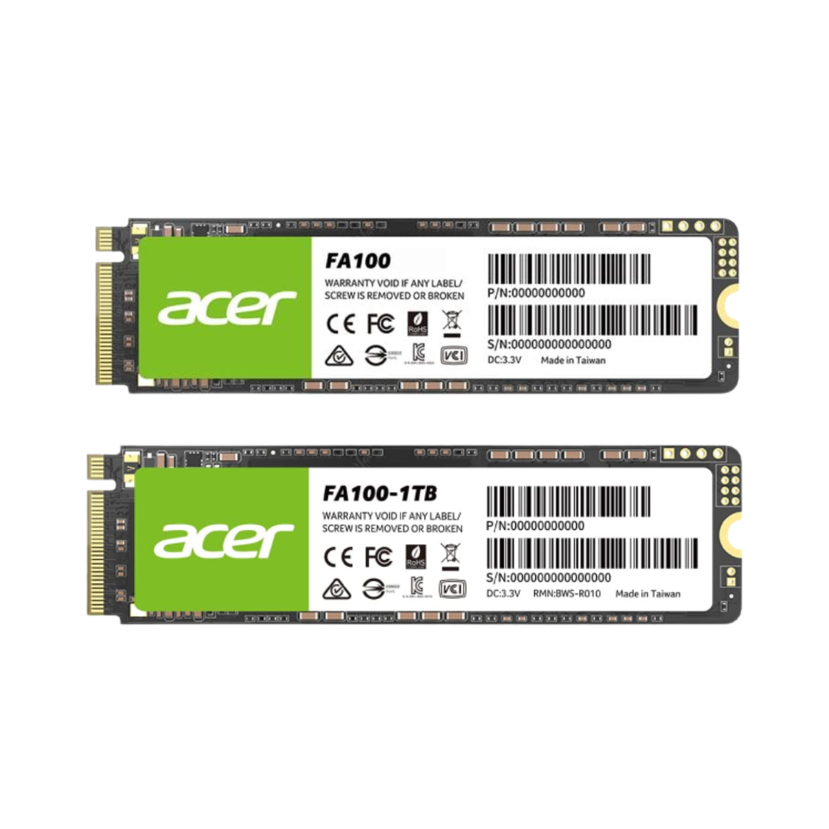 ACER FA100 SSD M.2 PCIe 3x4  256-512TB 1TB รับประกัน 5 ปี