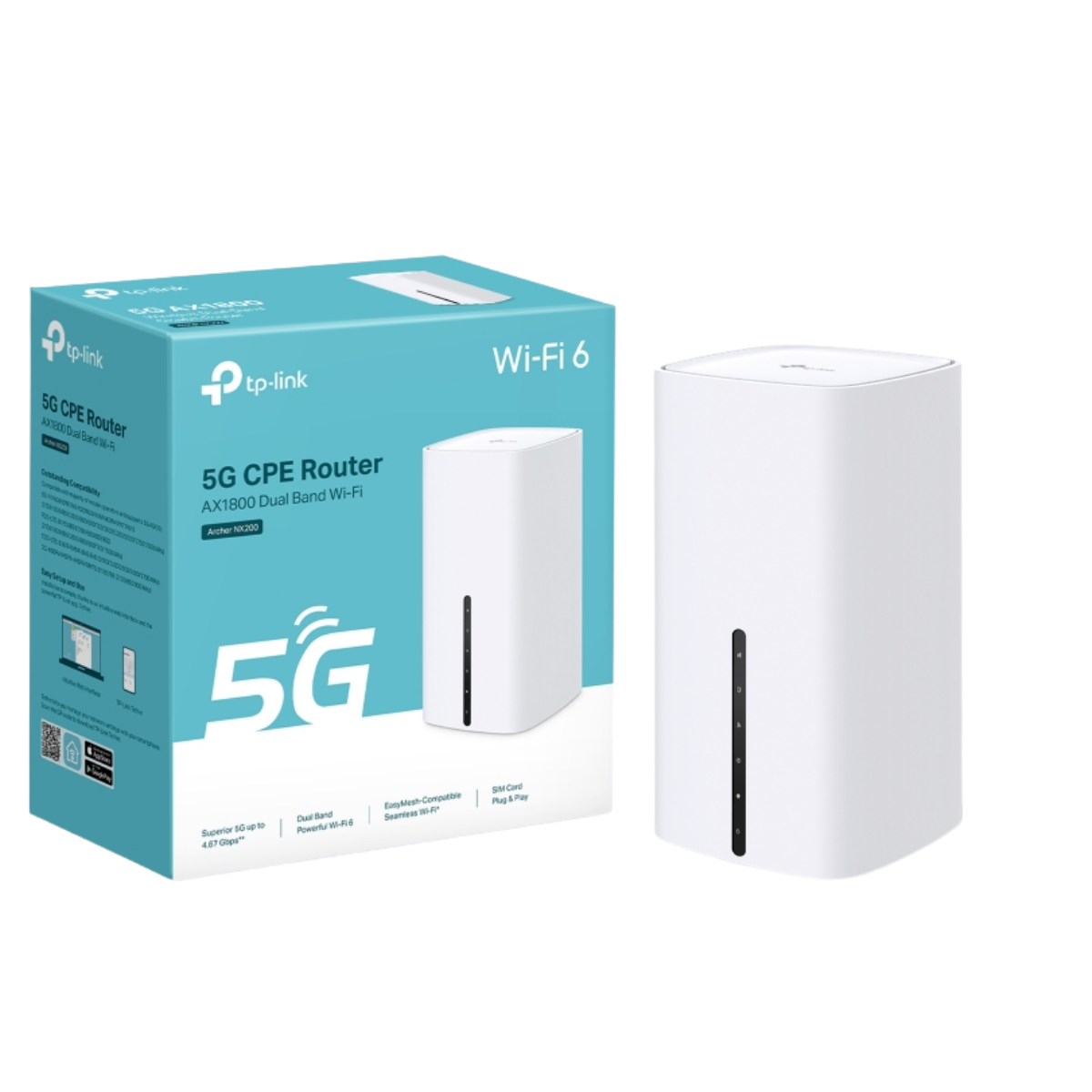 TP-LINK ARCHER NX200 5G AX1800 Wireless Dual-Band Gigabit Router