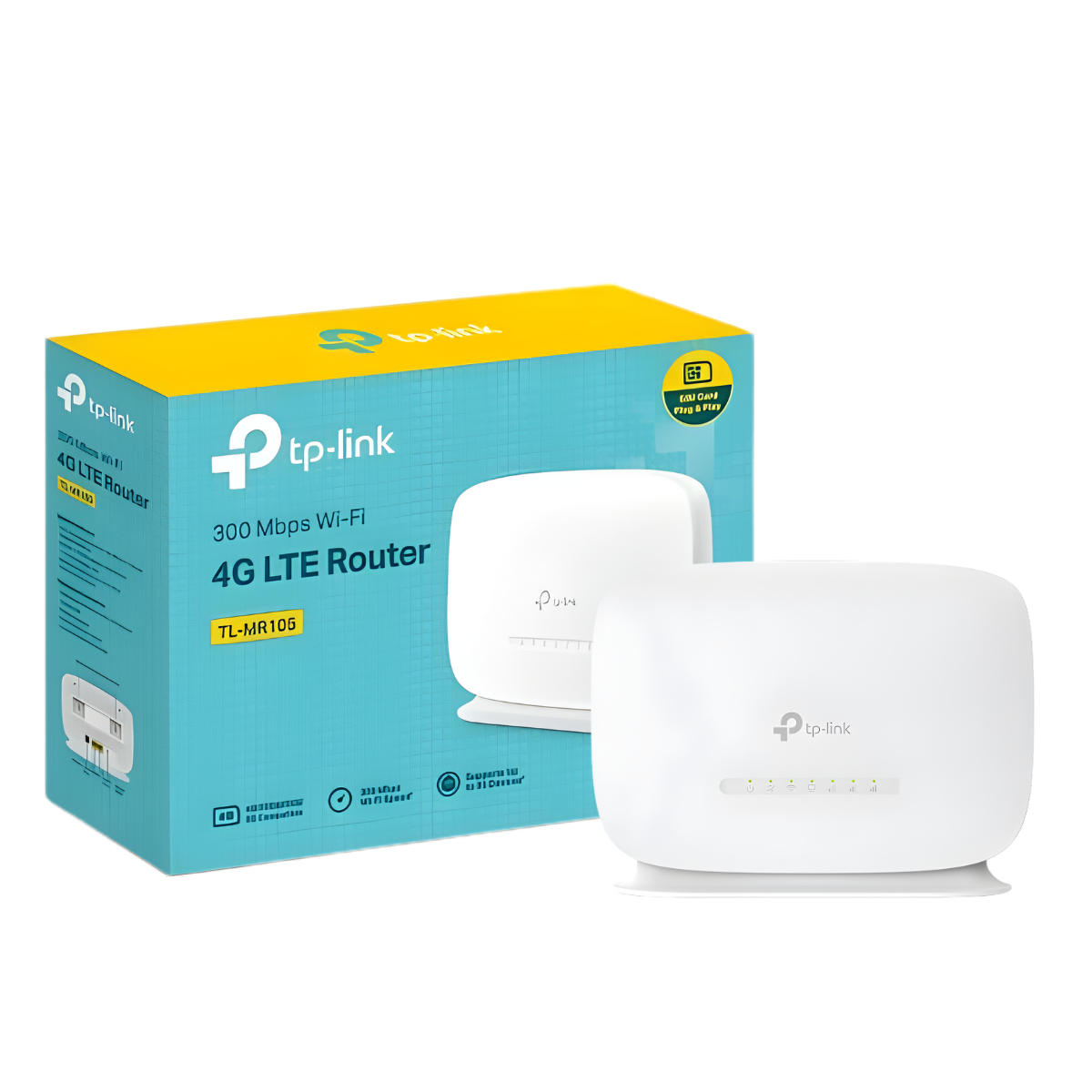 TP-LINK MR105 4G LTE ROUTER WIRELESS N300 เราทเตอร์ใส่ซิม 4G