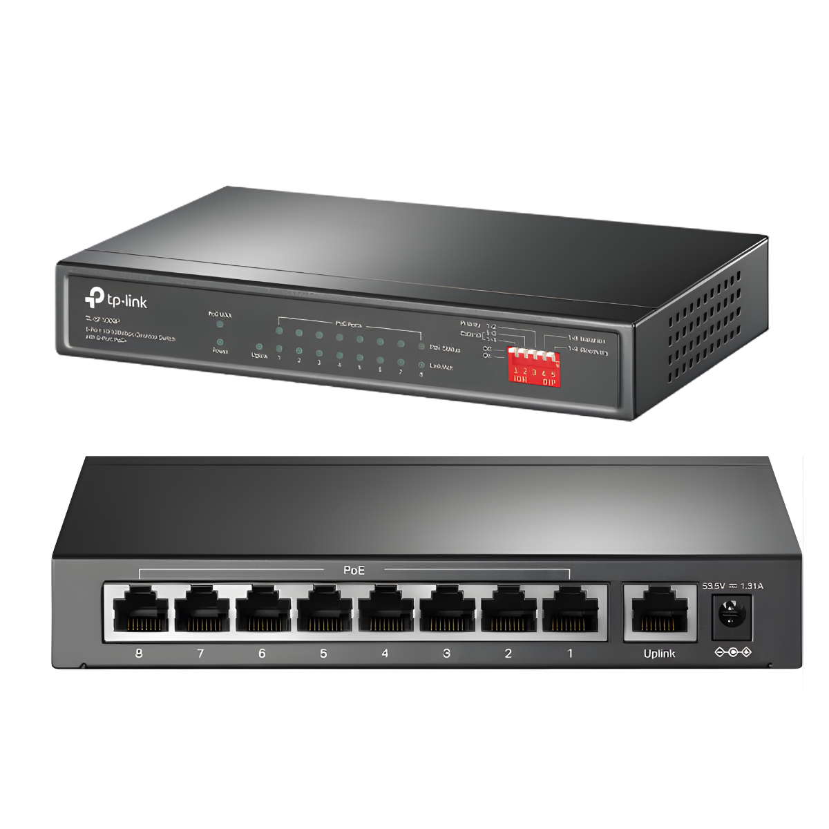 TP-LINK TL-SF1009P 9-PORT 10/100MBPS DESKTOP SWITCH WITH 8-PORT POE+