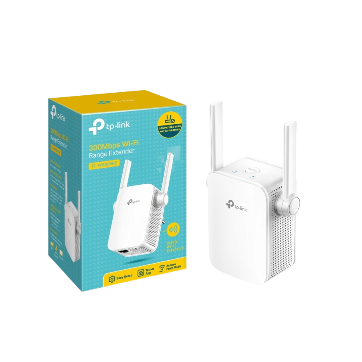 TP-LINK TL-WA855RE อุปกรณ์ขยายWI-FI 300MBPS WI-FI RANGE EXTENDER