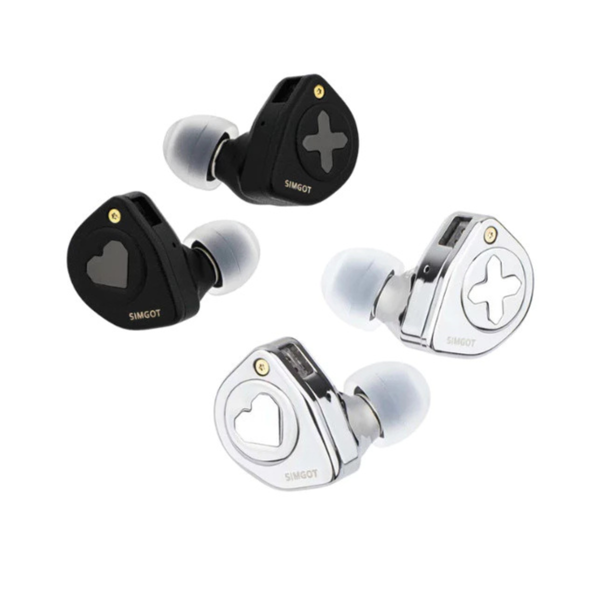 Simgot EW300 หูฟัง IEMs 3 ไดร์เวอร์ 1DD+1Planar+1PZT เปลี่ยนท่อนำเสียงได้ รับประกัน 1 ปี