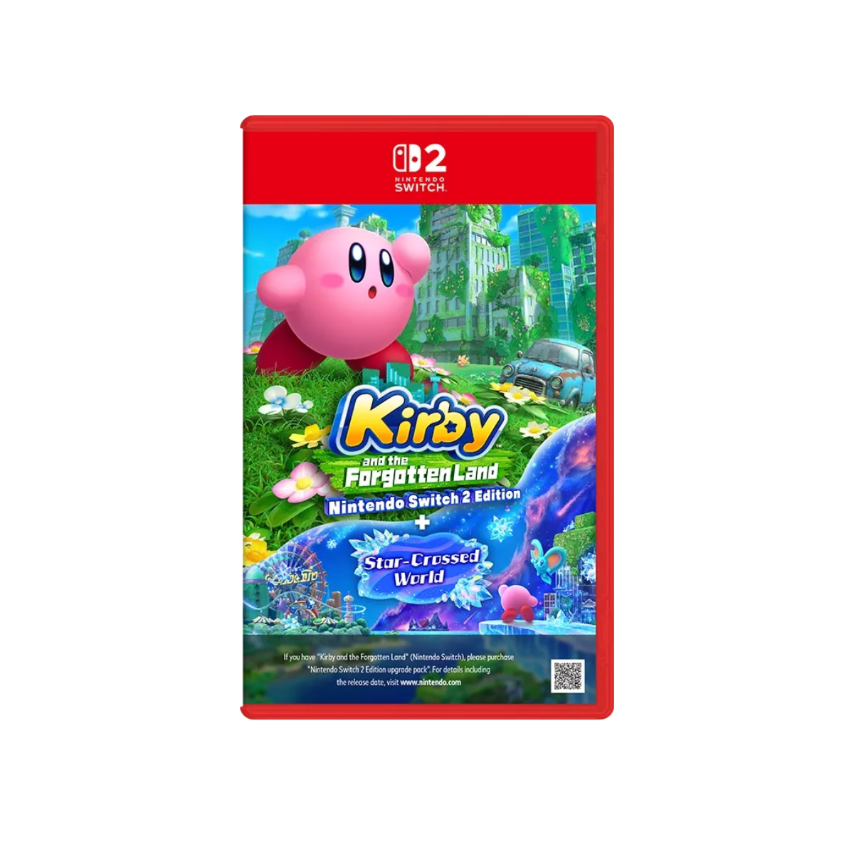 Nintendo Switch 2 : Kirby and the Forgotten Land + Star-Crossed World แผ่นเกมมือหนึ่ง
