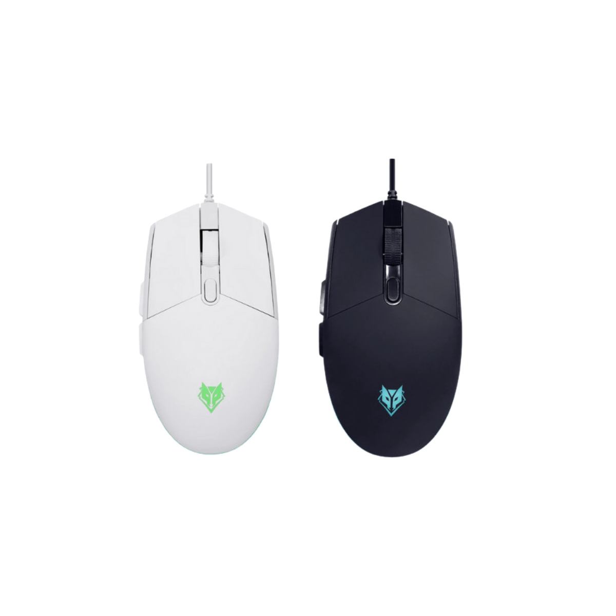 NUBWO NM159 Gaming Mouse USB เม้าส์ แบบมีสาย (BLACK/WHITE) สินค้ารับประกัน 1 ปี