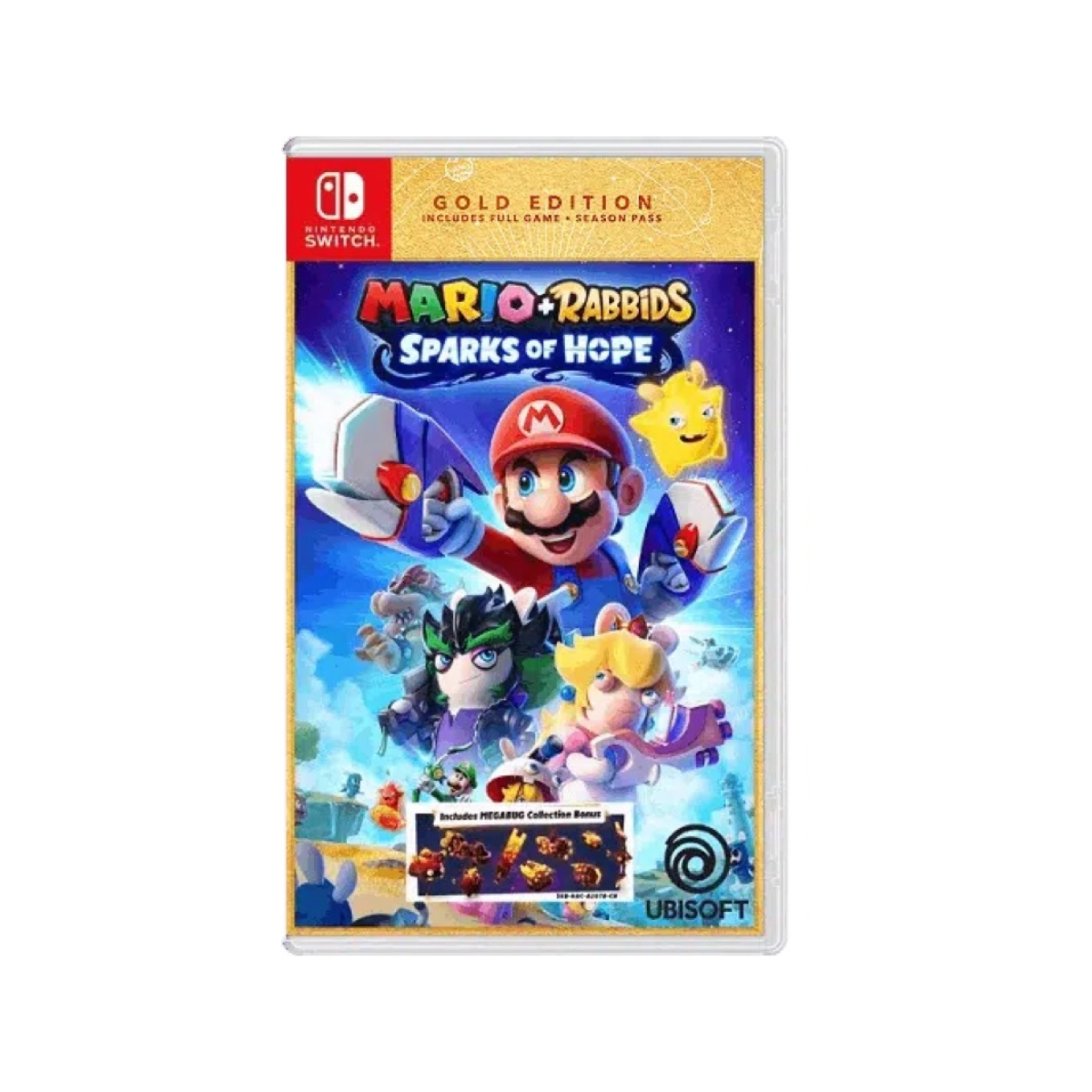 Nintendo Switch Mario Rabbids Sparks Of Hope Gold Edition [R3/ASI] แนวเกม ACTION/ADVENTURE แผ่นเกมมือหนึ่ง