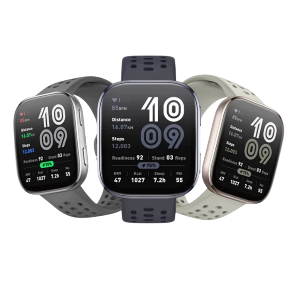 Amazfit Bip 6 46mm Smartwatch หน้าจอใหญ่พร้อม GPS แม่นยำและโหมดกีฬา 140+ รับประกัน 1 ปี