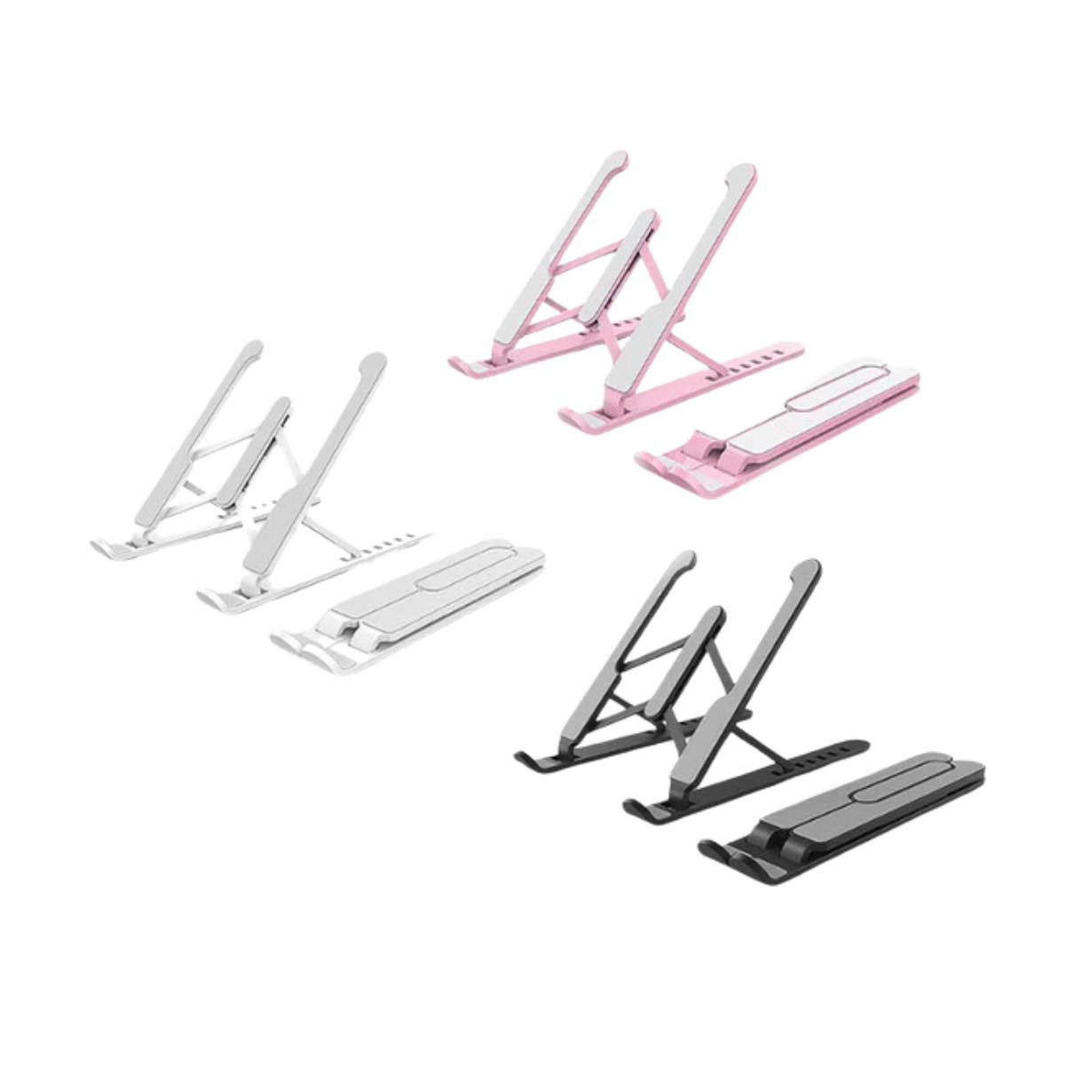 OKER C-12 CREATIVE LAPTOP STAND COOLING PAD ขาตั้งแล็ปท็อปแบบพกพา ปรับระดับได้ 6 ระดับ