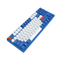 AJAZZ AK871 BLUE ISLAND RED SWITCH TKL 80% 87Key Mechanical Keyboard