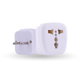 Toshino PL16A-A ปลั๊กแปลงขากลม 2in1 เต้ารับนานาชาติ รองรับไฟ 3600 วัตต์ รองรับการใช้งานในไทย