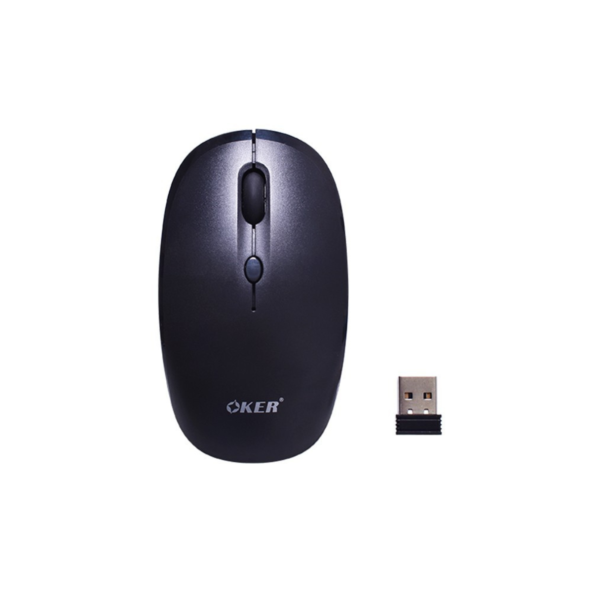 OKER MOUSE M934 BLACK / WHITE เมาส์ไร้สาย 2.4GHz