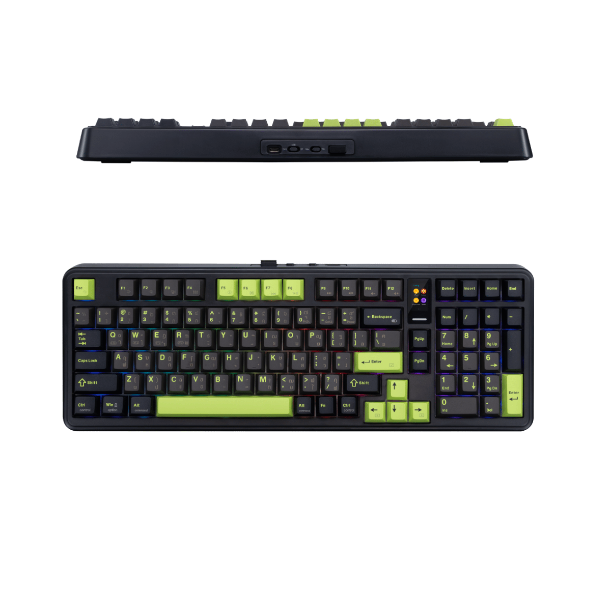EGA TYPE CMK11 BLACK Saiko Linear Switch  คีย์บอร์ดเกมมิ่งไร้สาย