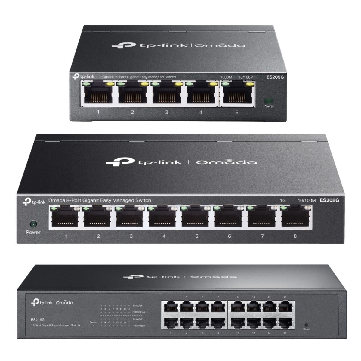 TP-LINK ES205G ES208G ES216G Omada Gigabit Easy Managed Switch รับประกันศูนย์ไทย
