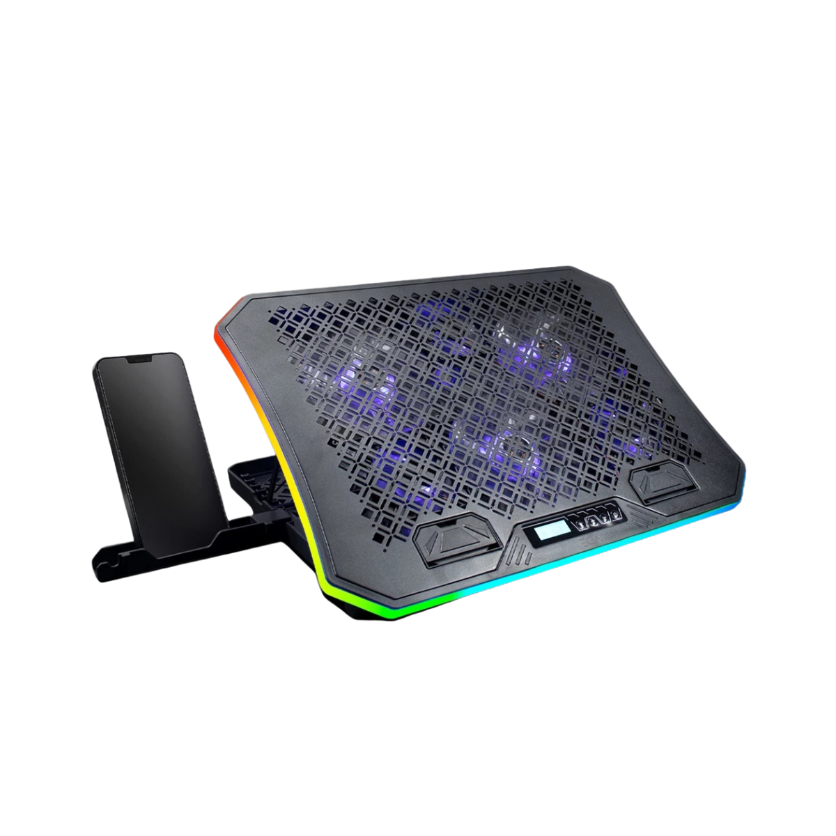 EGA TYPE CP3 COOLER PAD RGB LIGHTING พัดลมระบาย พัดลมรองโน้ตบุ๊ค