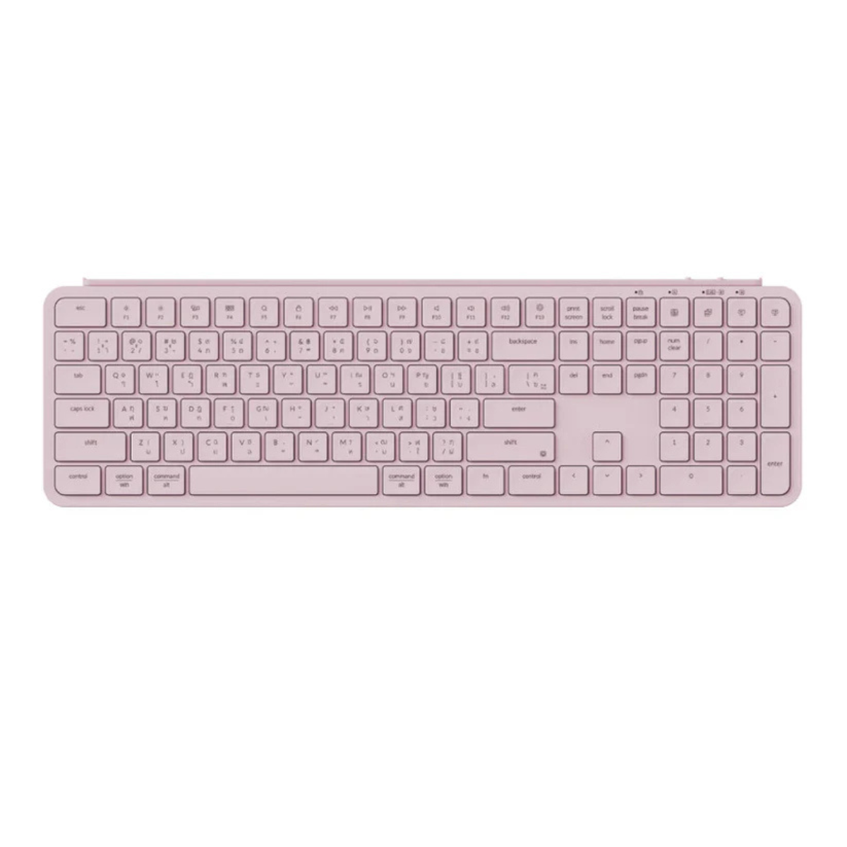 KEYCHRON B6 PRO ULTRA SLIM WIRELESS KEYBOARD 100% FULL SIZED คีย์บอร์ดไร้สาย บางพิเศษ คีย์ TH/EN