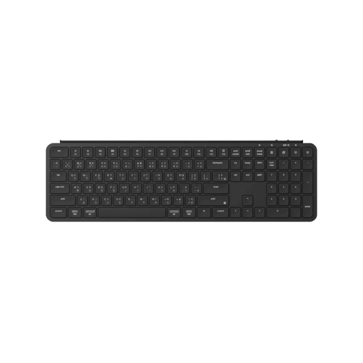 KEYCHRON B6 PRO ULTRA SLIM WIRELESS KEYBOARD 100% FULL SIZED คีย์บอร์ดไร้สาย บางพิเศษ คีย์ TH/EN