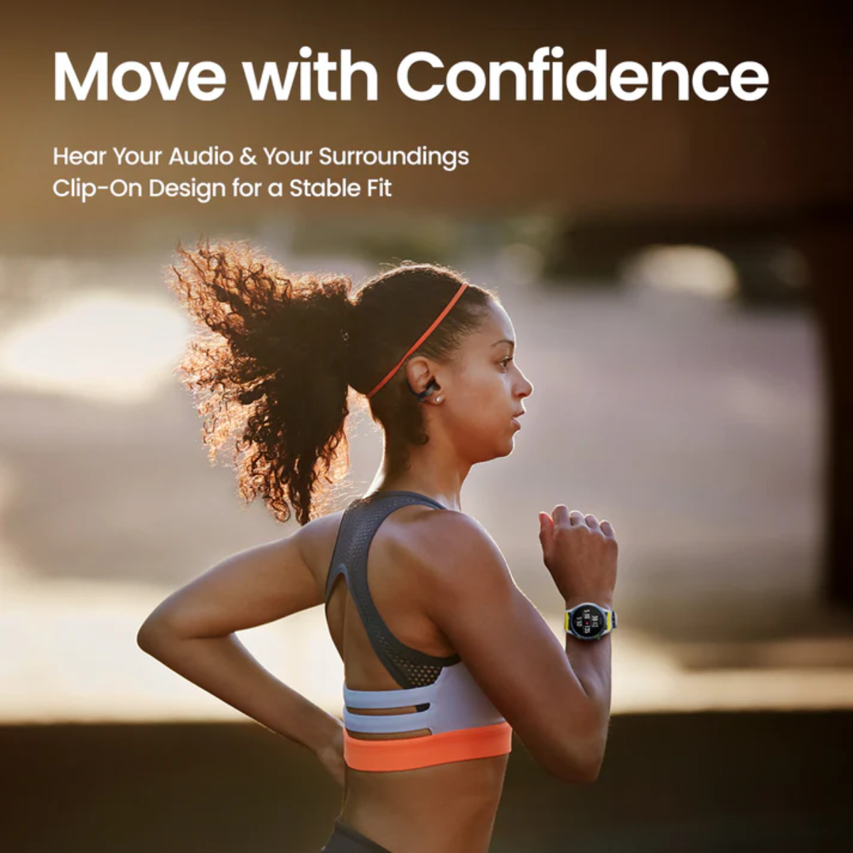 Amazfit Up Open-Ear Earbuds หูฟังไร้สาย หูฟัง Bluetooth รับประกัน 1 ปี