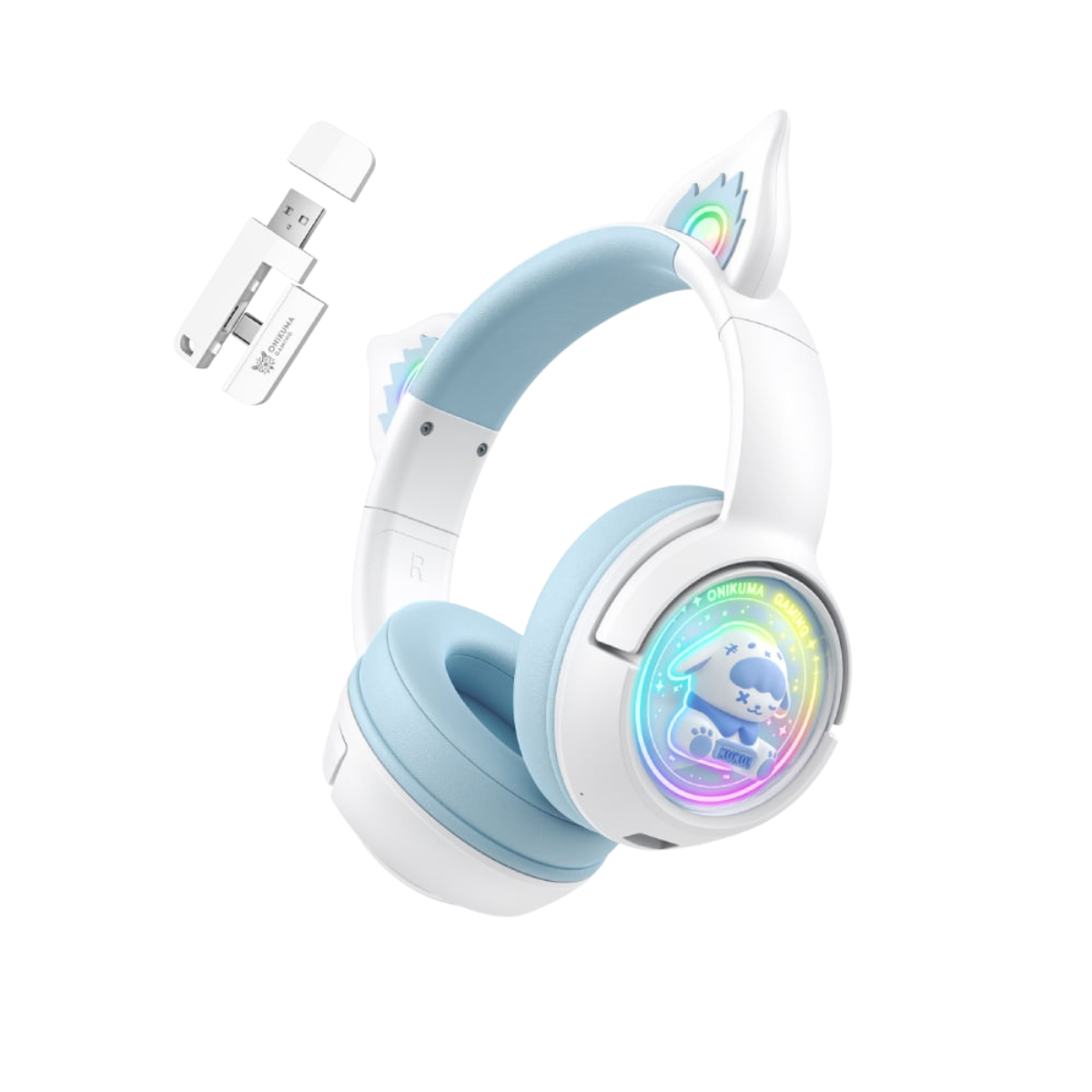 Onikuma KU KU Rabbit Tri-Mode Gaming Headset หูฟังเกมมิ่งไร้สาย รับประกัน 2 ปี