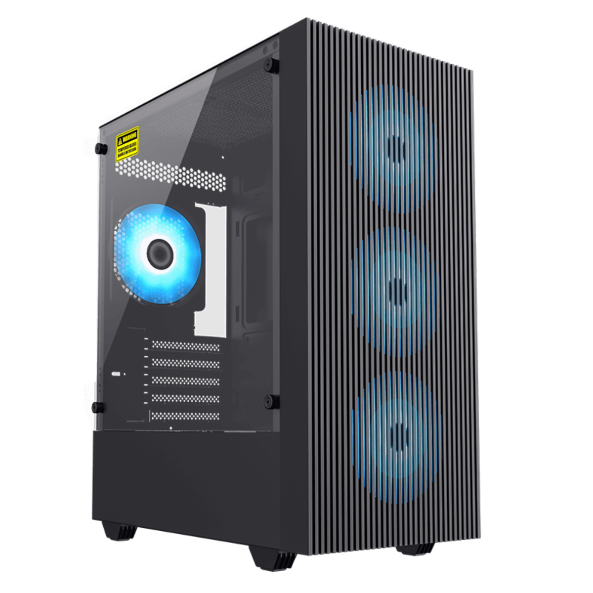 CASE (เคส) GAMMAX EDGE Mini Tower Computer Case M-ATX รับประกัน 1 ปี