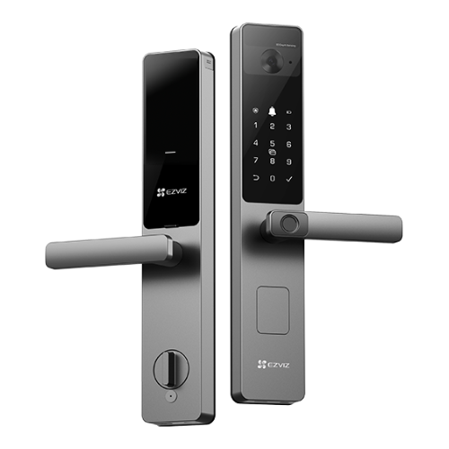 EZVIZ DL20FVS ปลดล็อกด้วย สแกนใบหน้า 3D + เส้นเลือดฝ่ามือ แบตเตอรี่ลิเธียม แบบชาร์จไฟได้