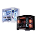 WJCOOLMAN GAMING CASE เกมมิ่งเคส DREAMER LCD MINI (No Fan) M-ATX Panorama รับประกัน 1 ปี