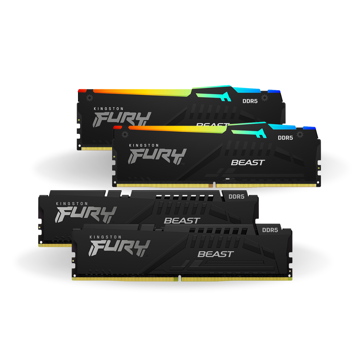 KINGSTON RAM (แรม) FURY BEAST/FURY BEAST(RGB) 8GB-32GB DDR5 LIFETIME WARRANTY