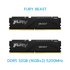 KINGSTON RAM (แรม) FURY BEAST/FURY BEAST(RGB) 8GB-32GB DDR5 LIFETIME WARRANTY