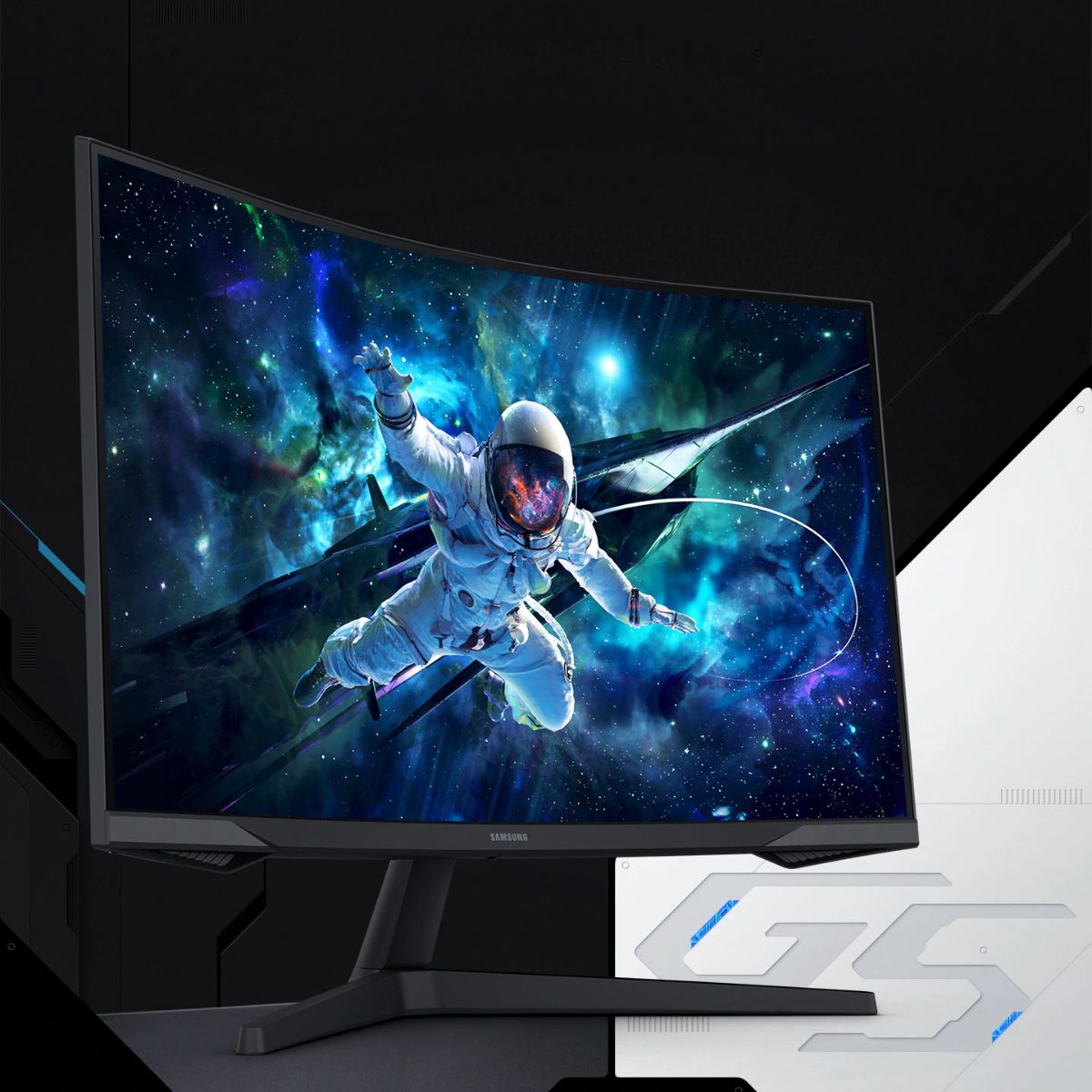 SAMSUNG Gaming Monitor (จอมอนิเตอร์เกมมิ่ง) Odyssey G5 G552C QHD 165Hz LS27CG552EEXXT ประกัน 3 ปี