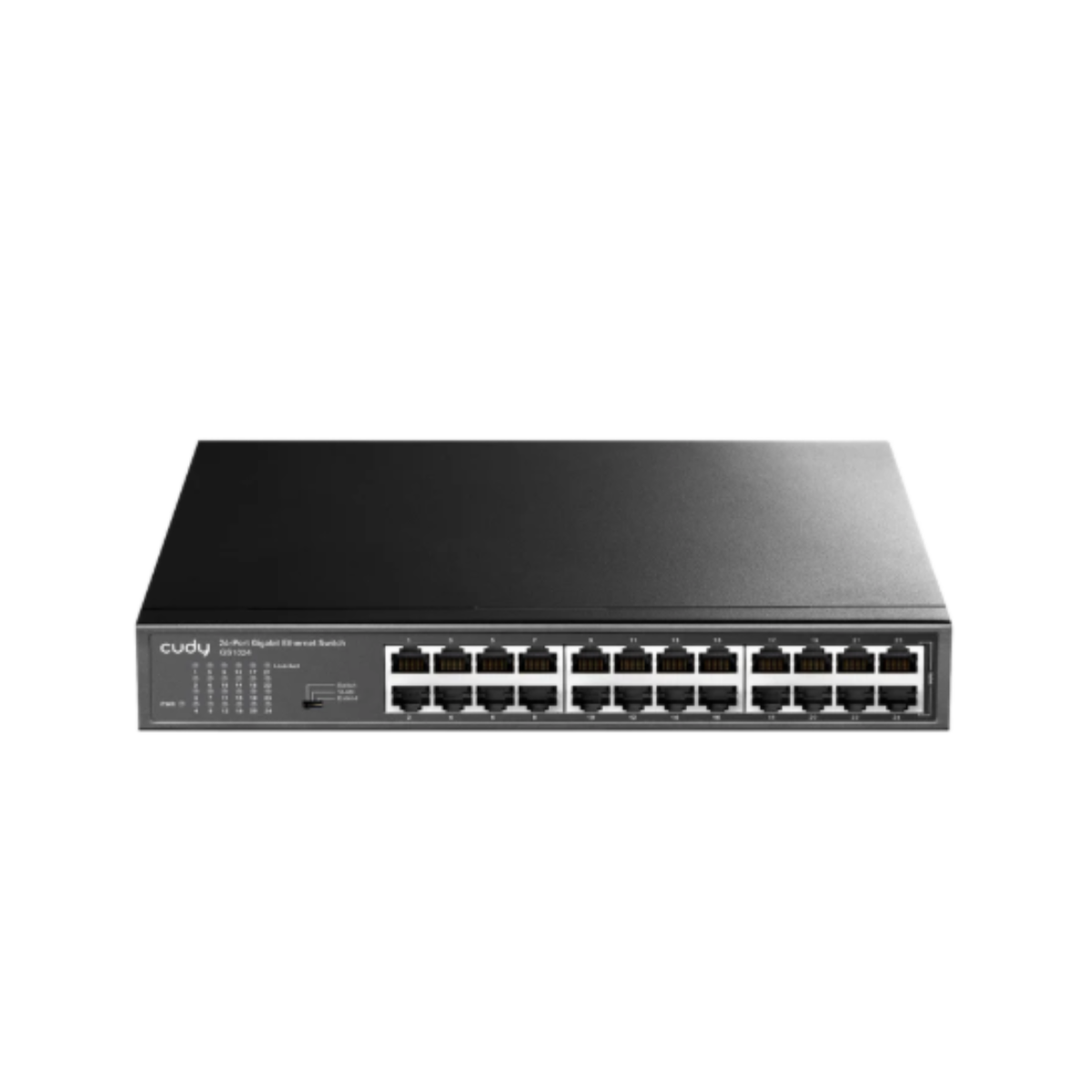 CUDY GS1024 สวิตช์ Gigabit 24 พอร์ต รองรับ VLAN Extend ความเร็ว 10/100/1000Mbps ตัวเครื่องโลหะ ประหยัดพลังงาน