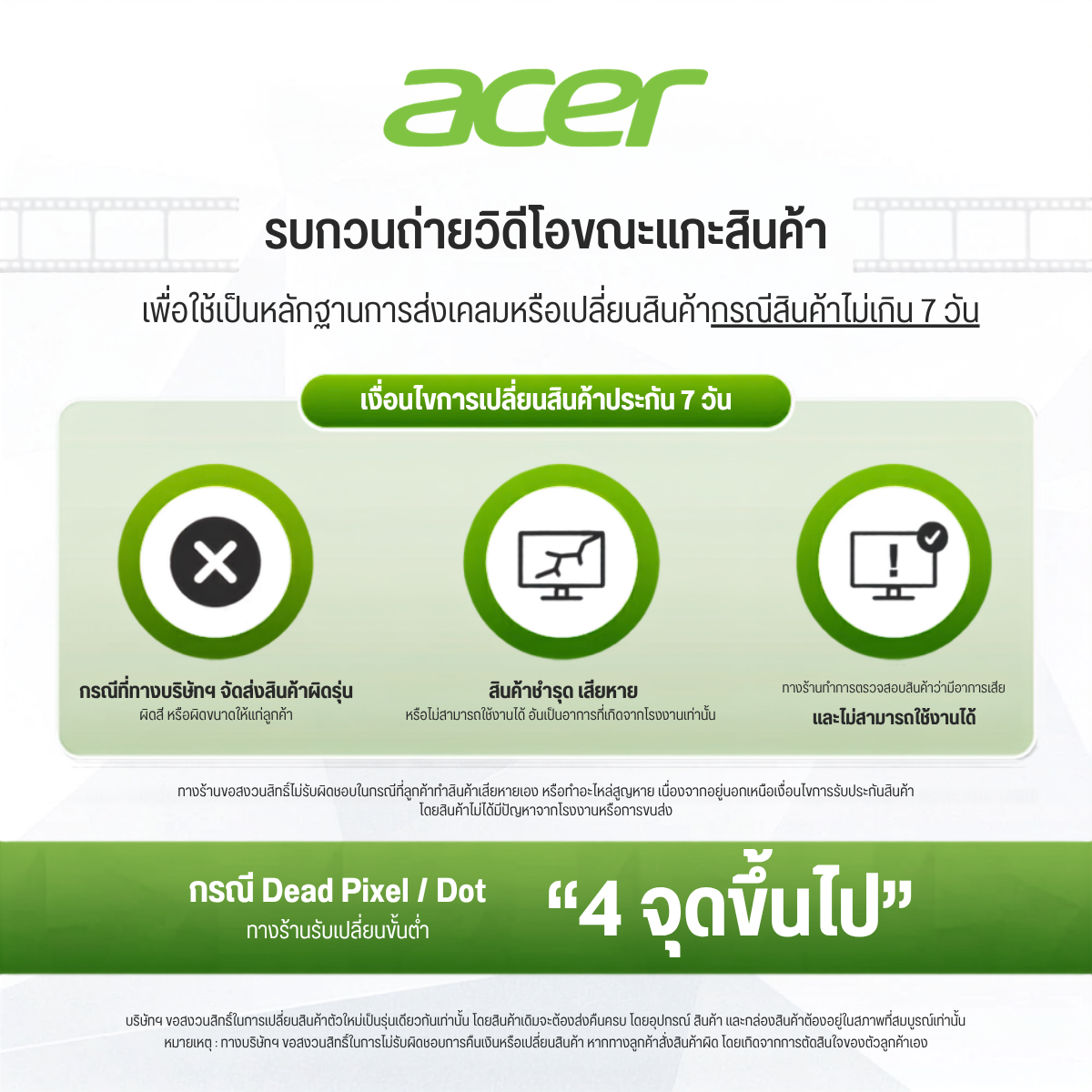 Acer Monitor (จอมอนิเตอร์) Nitro Gaming Vg270 P6bmipx - 27 