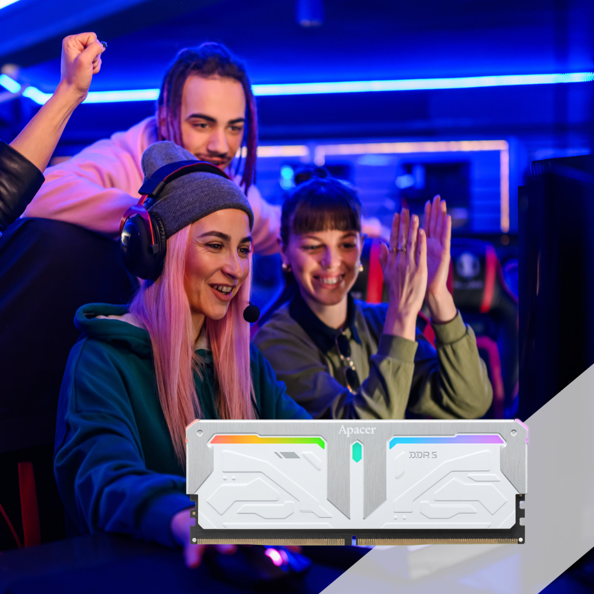 ZADAK RAM (แรม) SPARK 32GB(16GBx2) DDR5 5600MHz-6400MHz DIMM RGB WHITE AURA2 WARRANTY 3 YEARS