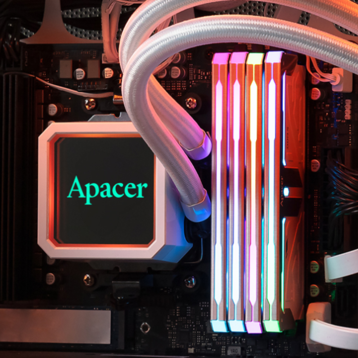 ZADAK RAM (แรม) SPARK 32GB(16GBx2) DDR5 5600MHz-6400MHz DIMM RGB WHITE AURA2 WARRANTY 3 YEARS