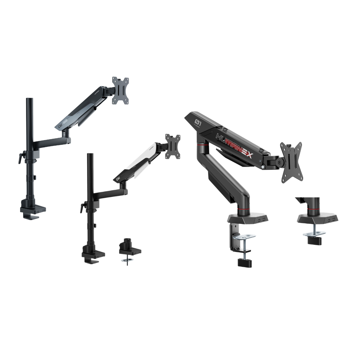 Humanex Monitor Arm TX02-1PG / TX02-1PB / TX01-1B-B สำหรับจอ 17-35