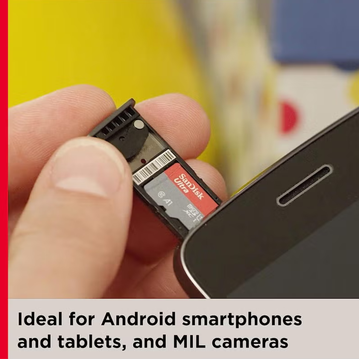 SANDISK MICRO SD (ไมโครเอสดีการ์ด) ULTRA 64GB R 140MB/s (SDSQUAB-064G-GN6MN) W. 10 Y.