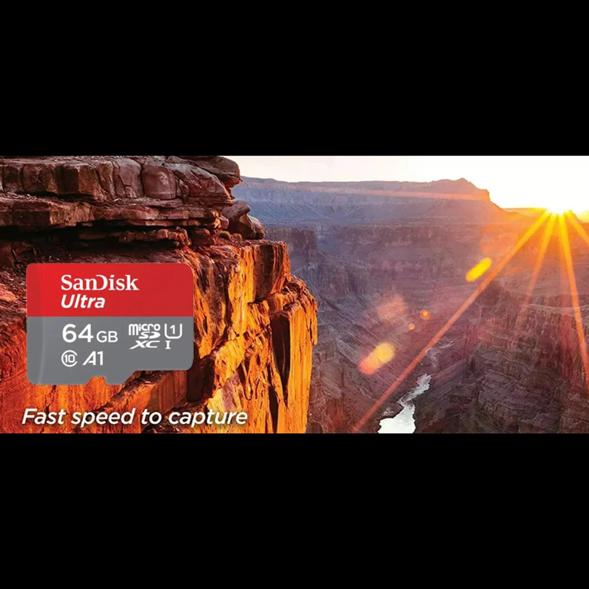 SANDISK MICRO SD (ไมโครเอสดีการ์ด) ULTRA 64GB R 140MB/s (SDSQUAB-064G-GN6MN) W. 10 Y.