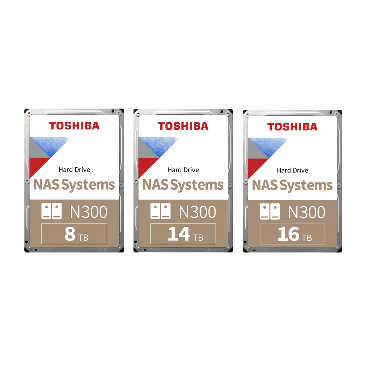 TOSHIBA HDD (ฮาร์ดดิสก์) N300 8TB-16TB SATA III 7,200 BPM WARRANTY 3 YEARS