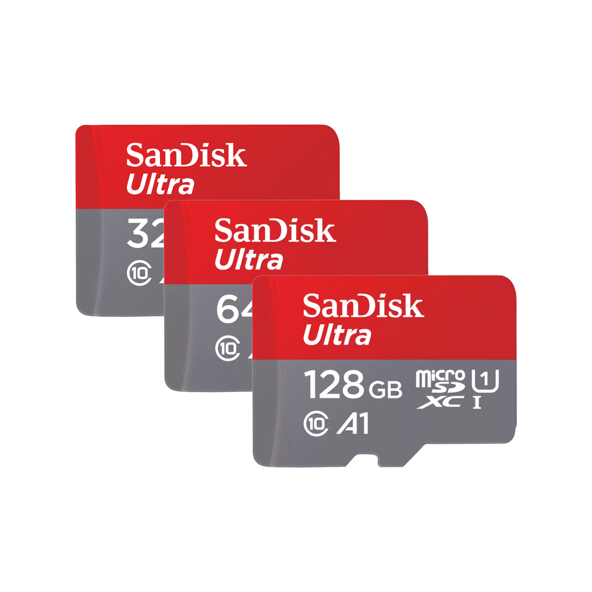SANDISK MICRO SD (ไมโครเอสดีการ์ด) ULTRA 32GB-128GB UHS-I READ 140 MB/s WARRANTY 10 YEARS