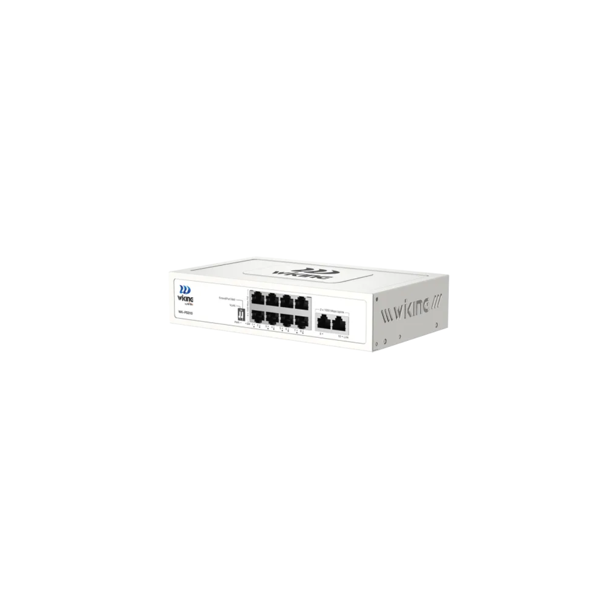 WI-TEK WK-PS310 10-Port Gigabit PoE Switch with 8-Port PoE Port+2-Uplink รับประกัน 3 ปี