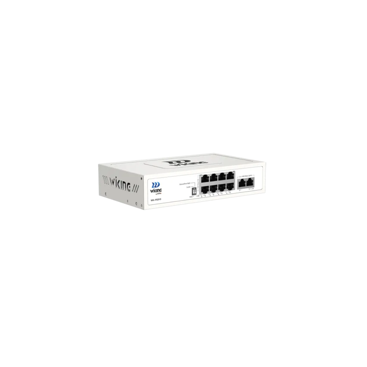 WI-TEK WK-PS310 10-Port Gigabit PoE Switch with 8-Port PoE Port+2-Uplink รับประกัน 3 ปี
