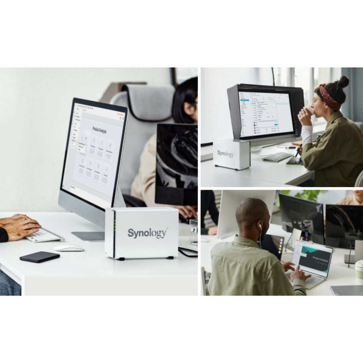 (มีส่งด่วน) SYNOLOGY NAS (อุปกรณ์จัดเก็บบนเครือข่าย) Bee Station/Disk Station 1GB-4GB DDR4 W. 2 Y.