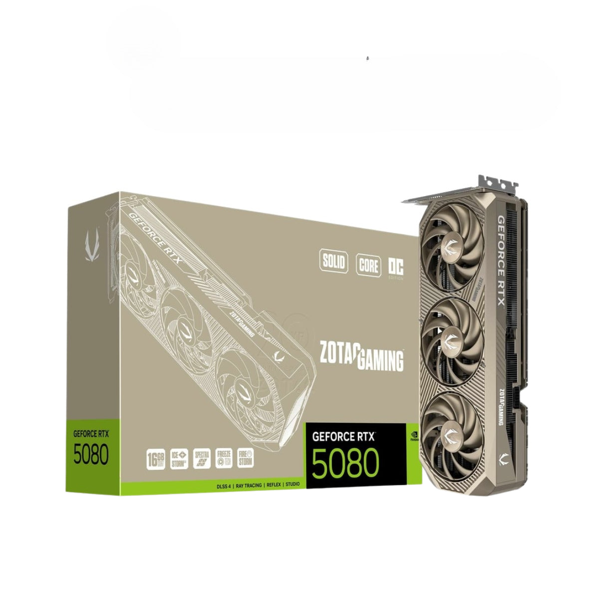 ZOTAC GAMING GeForce RTX 5080 SOLID CORE OC 20th Anniversary Edition รับประกัน 3 ปี
