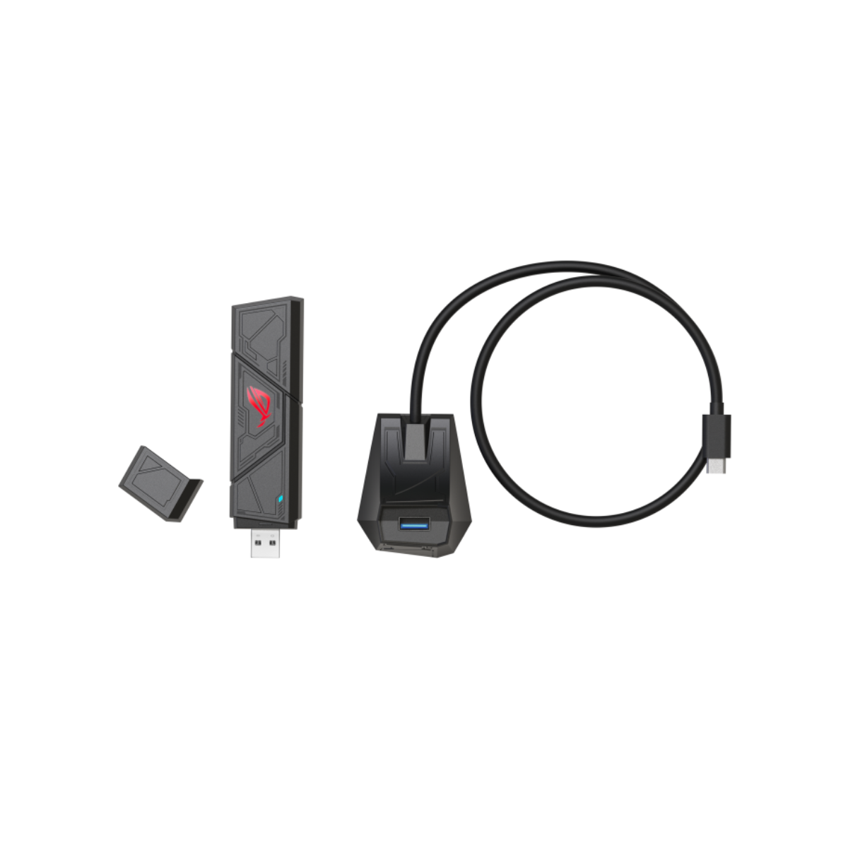 ASUS ROG USB-BE92 BE6500 WIFI 7 WIRELESS USB ADAPTER รับประกันศูนย์ไทย 3 ปี สำหรับเล่นเกม